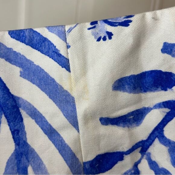 BNWT Tuckernuck X LouLou Baker White Blue Painted Safari Willa Midi Skirt Sz S - Picture 9 of 14